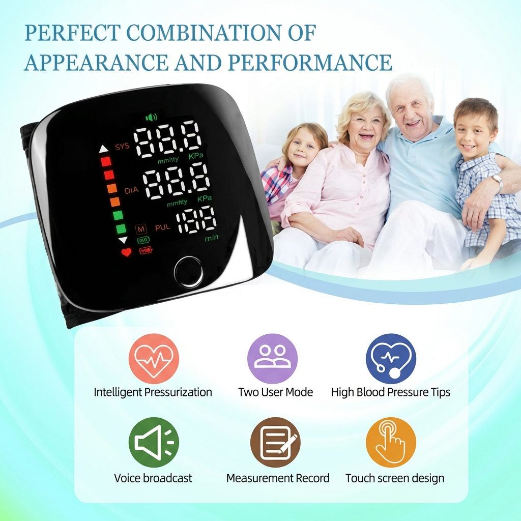 ViraZox™ Wrist Blood Pressure Monitor