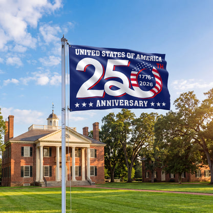 Patriotic 250th Anniversary 1776 2026 United States of America Semiquincentennial Grommet