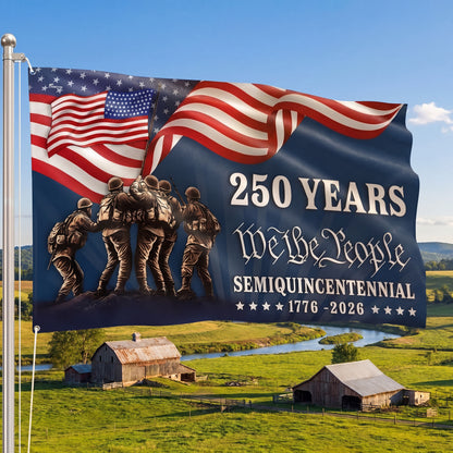 American Flag, 250 Years We The People Semiquincentennial Grommet Flag