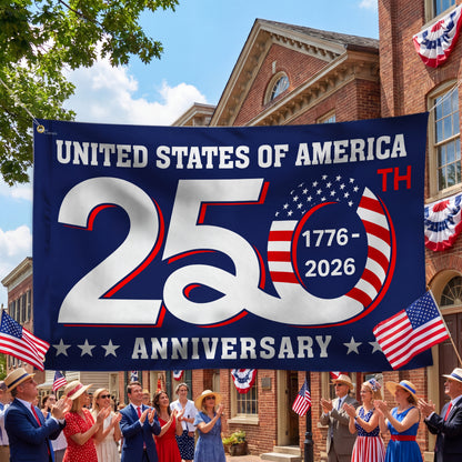 Patriotic 250th Anniversary 1776 2026 United States of America Semiquincentennial Grommet